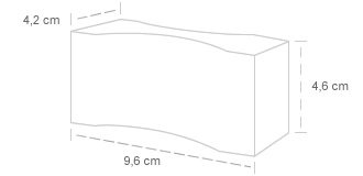 Grelha para Forno | Dimens&otilde;es: 4,2 x 4,6 x 9,6 cm
